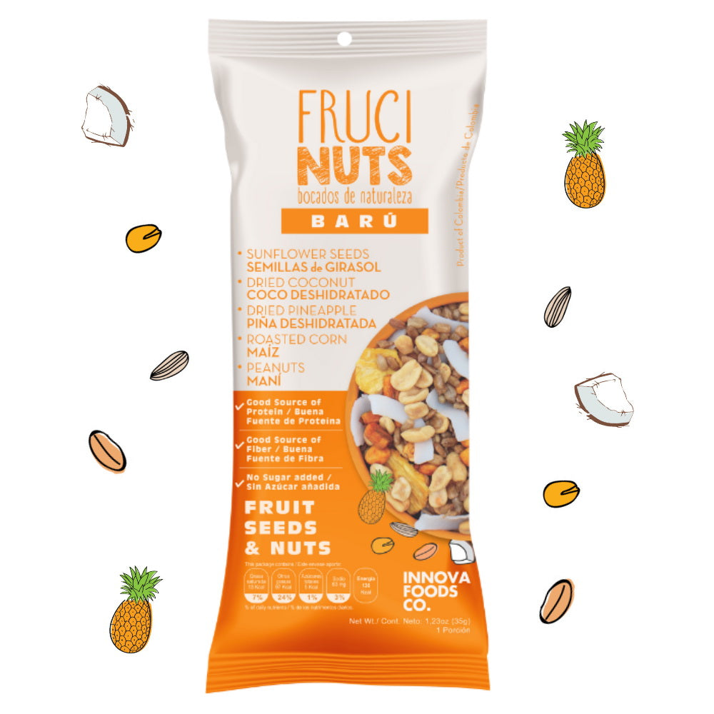 fruci nuts baru frutas nueces y semillas