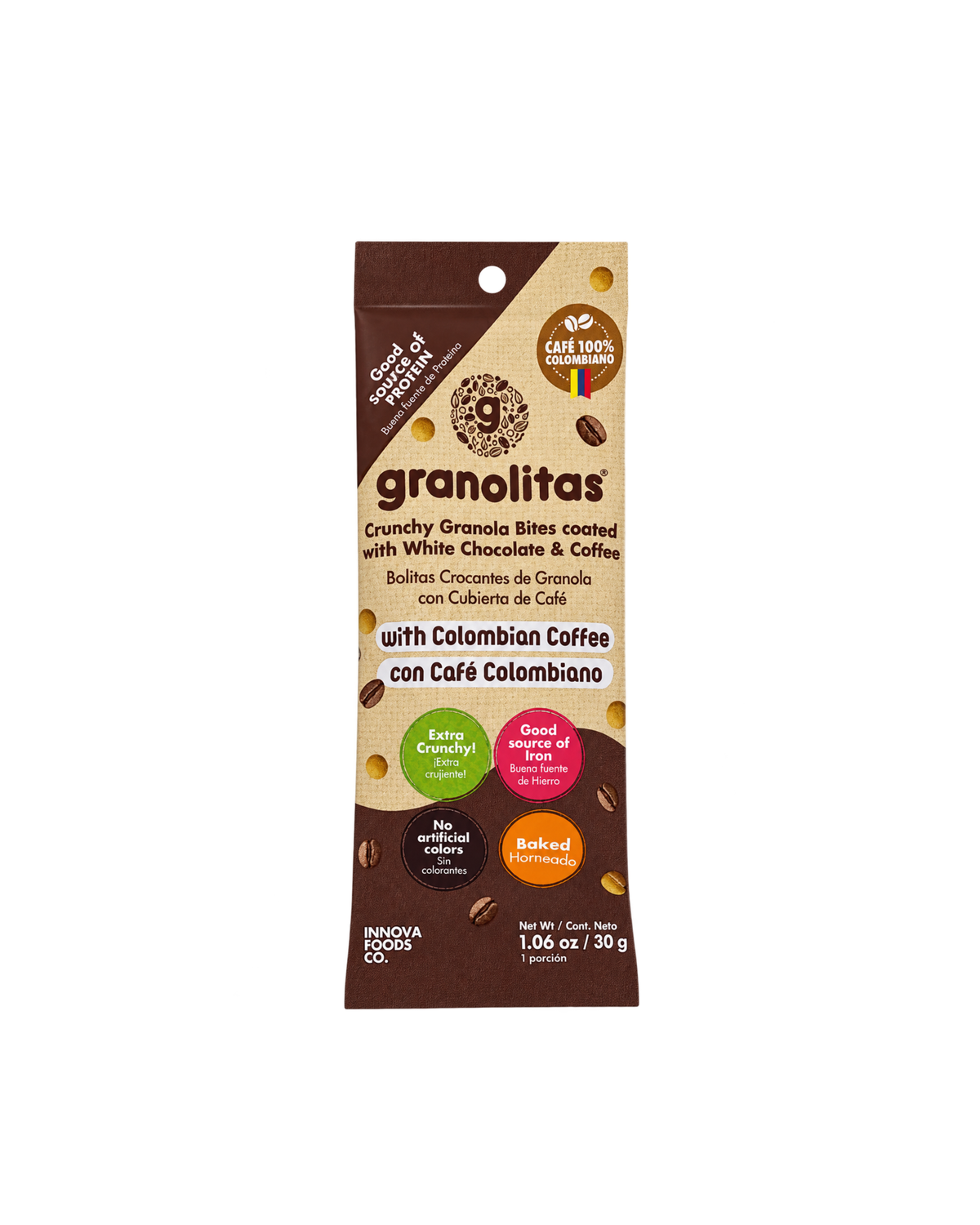 Granolitas de Café pack x 10 unidades 30g