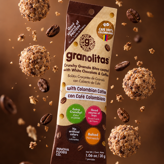 Granolitas de Café pack x 10 unidades 30g