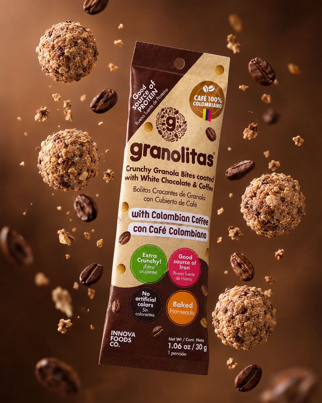 Granolitas de Café pack x 10 unidades 30g