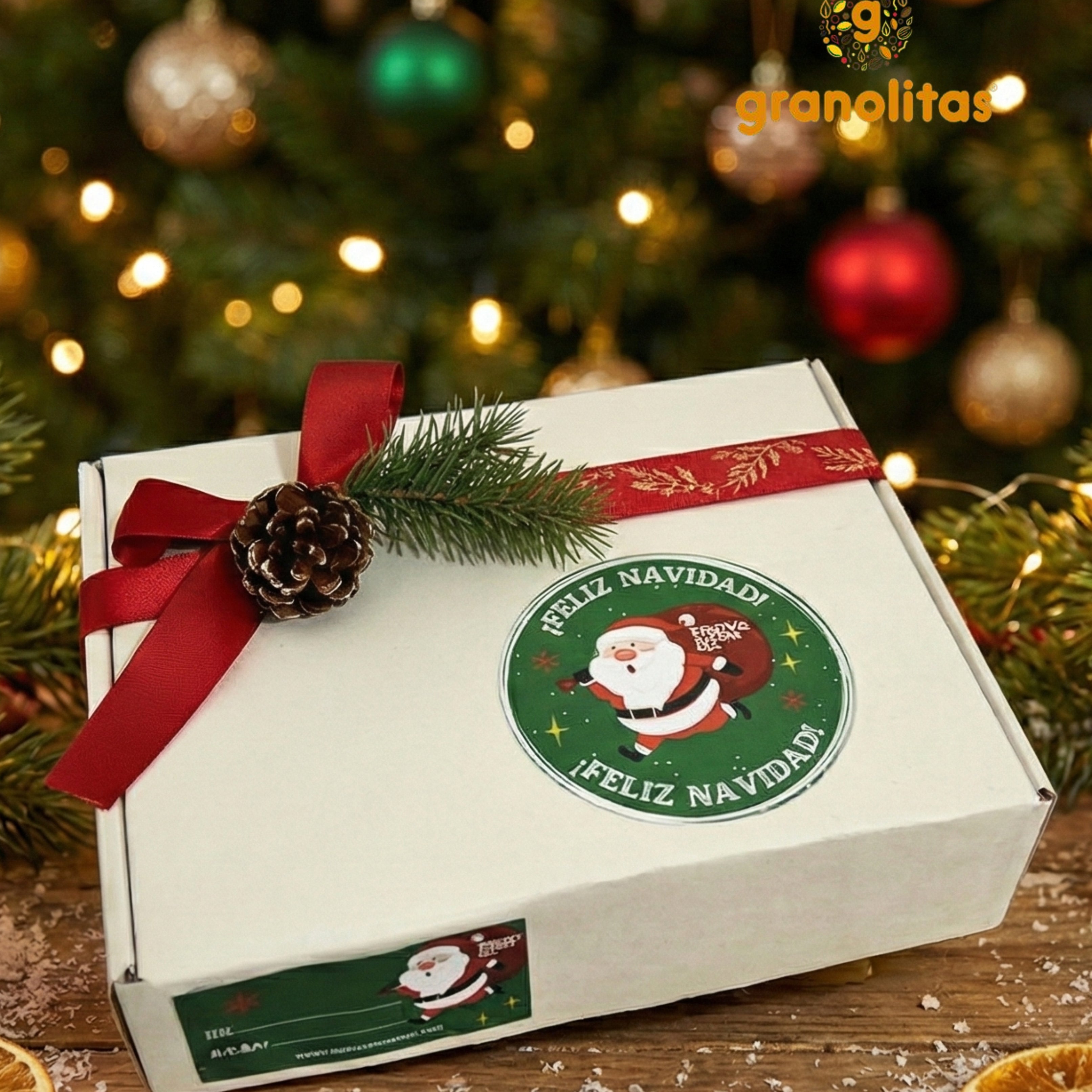 CAJITA SALUDABLE NAVIDEÑA PEQUEÑA