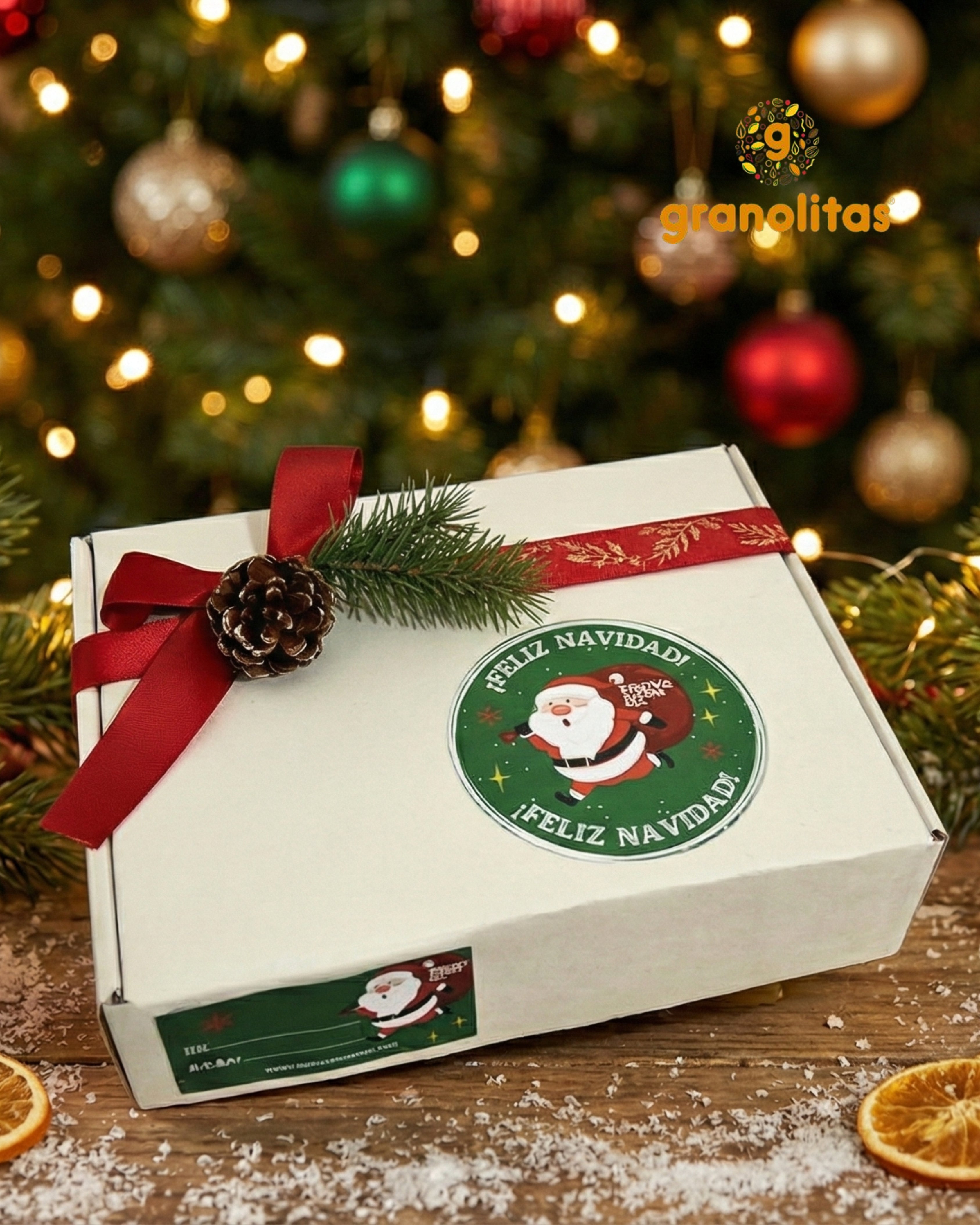 CAJITA SALUDABLE NAVIDEÑA PEQUEÑA
