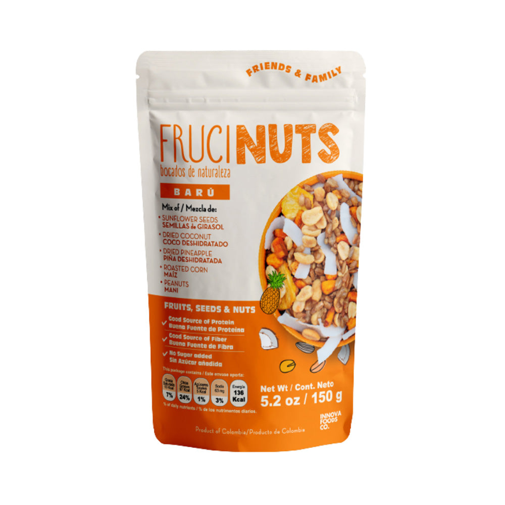 FruciNuts Barú x 150g (Mezcla de frutas, nueces y semillas)
