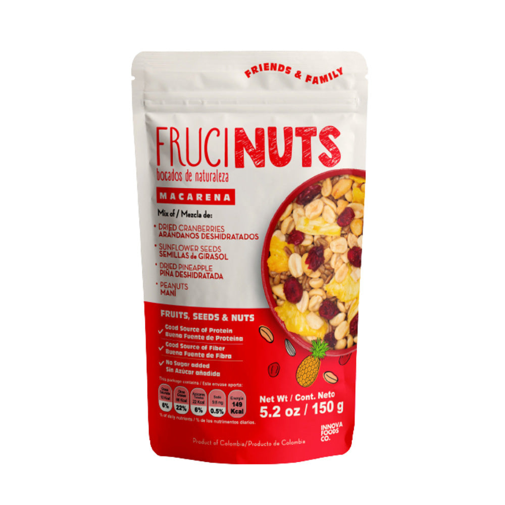 FruciNuts Macarena X 150G (Mezcla de frutas, nueces y semillas) NUEVO!