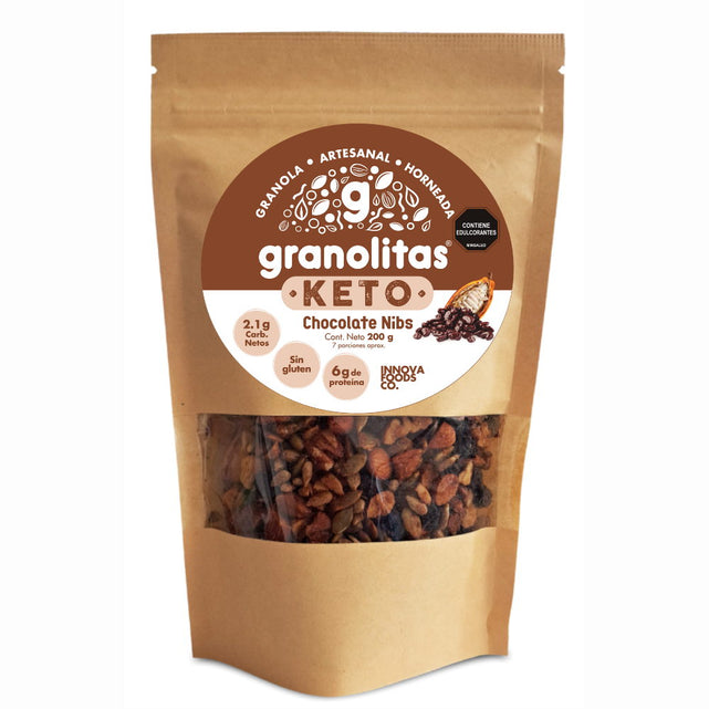 granolitas keto chocolate nibs