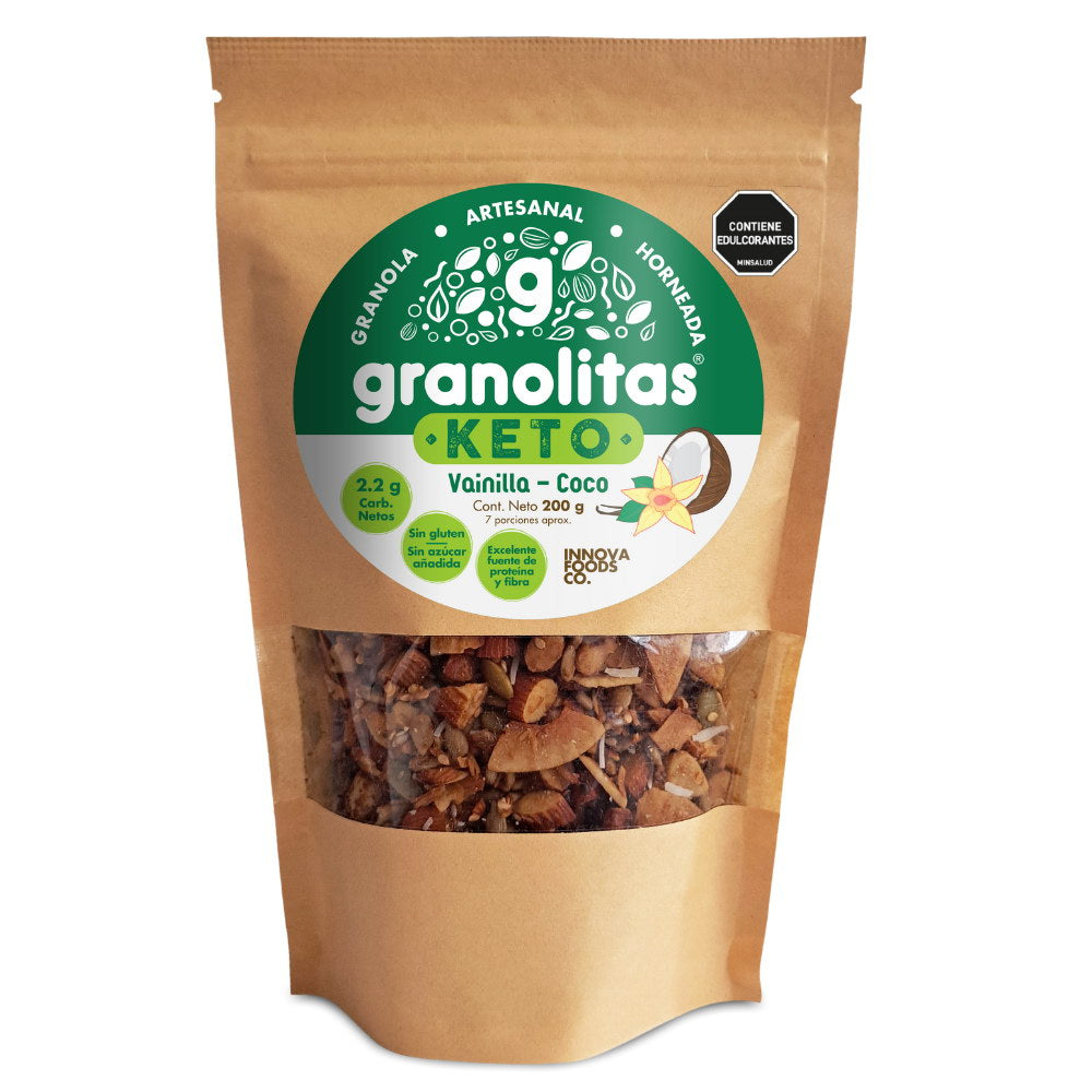 granolitas keto vainilla coco