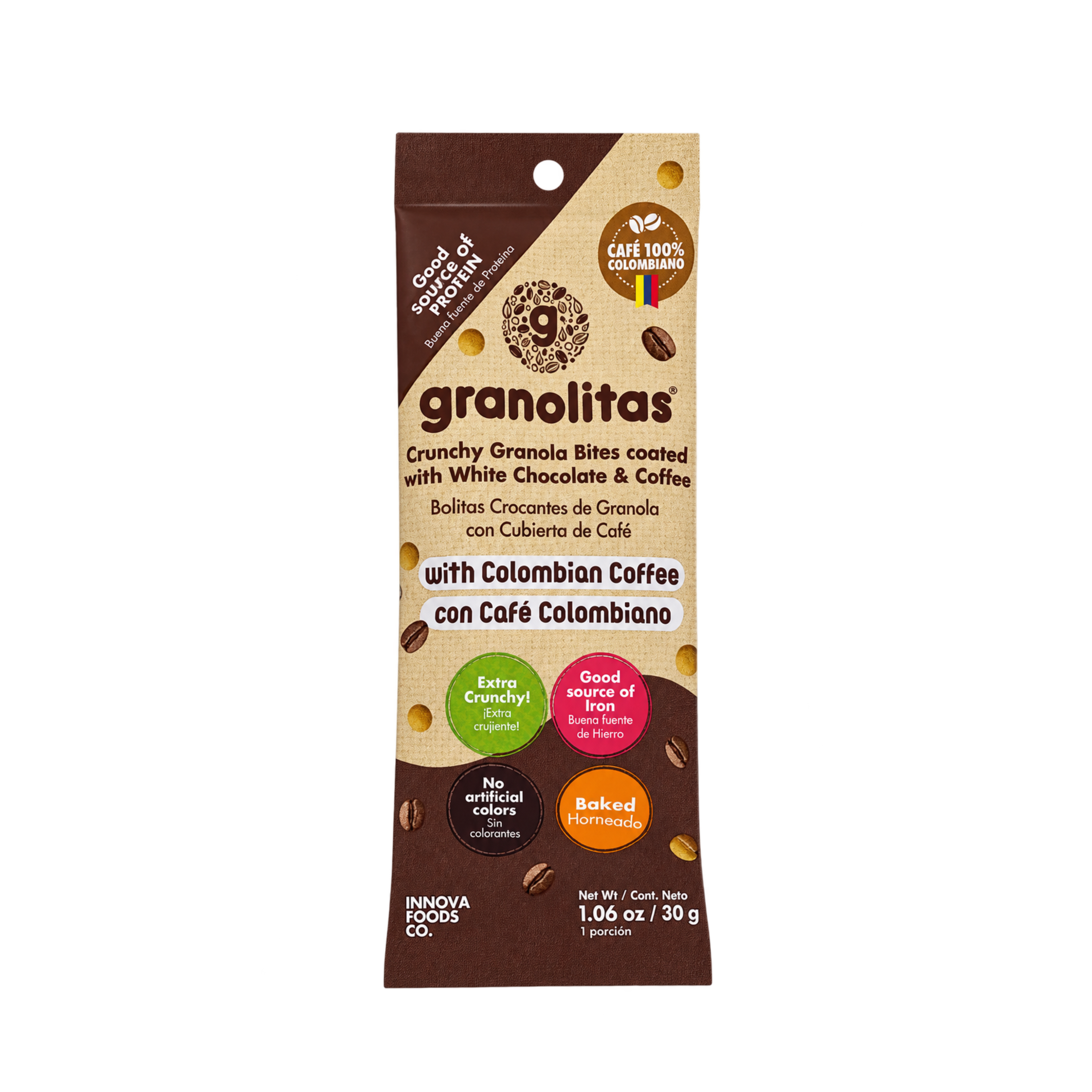 Granolitas de Café pack x 10 unidades 30g