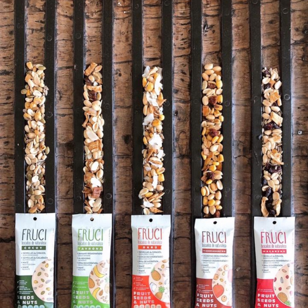 FruciNuts Surtidas Pack x 10 unidades 35g (Mezclas de frutas, nueces y semillas)