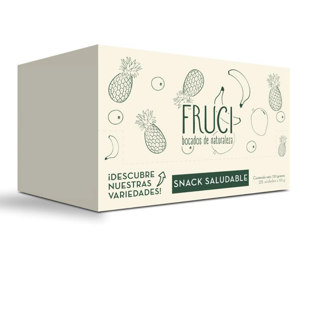 FruciNuts Surtidas Caja x 25 unidades de 35g (Mezclas de frutas, nueces y semillas)